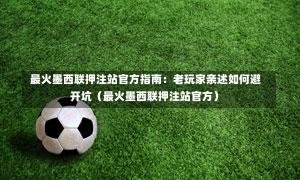 最火墨西联押注站官方指南:老玩家亲述如何避开坑(最火墨西联押注站官方)-第1张图片
