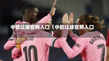 中欧让球官网入口(中欧让球官网入口)-第1张图片